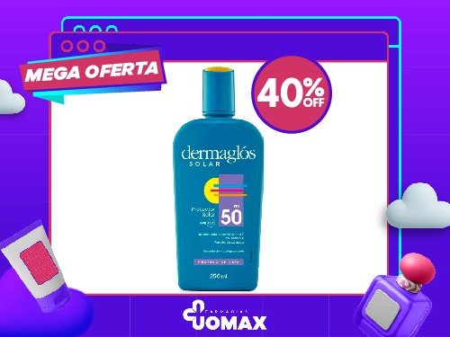 Protector Solar Dermaglós FPS50 Emulsión x250ml