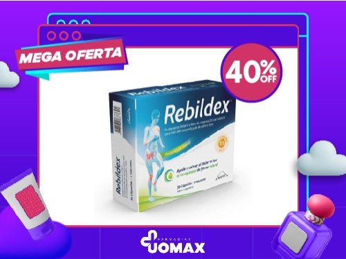 Suplemento Dietario Rebildex X 30 Caps