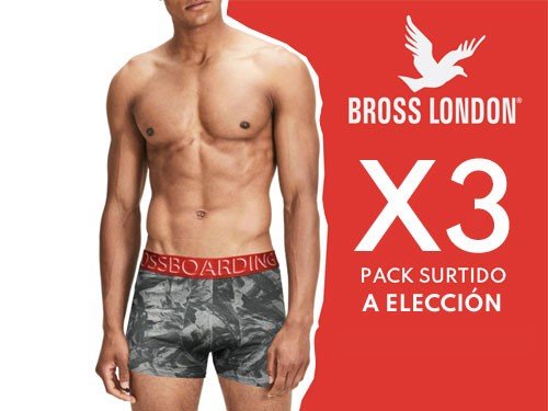 Pack X3 Bóxer Bross Estampado