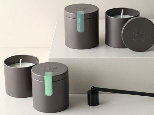 THE CANDLE SHOP - VELA AROMATICA TIN GREEN MATCHA