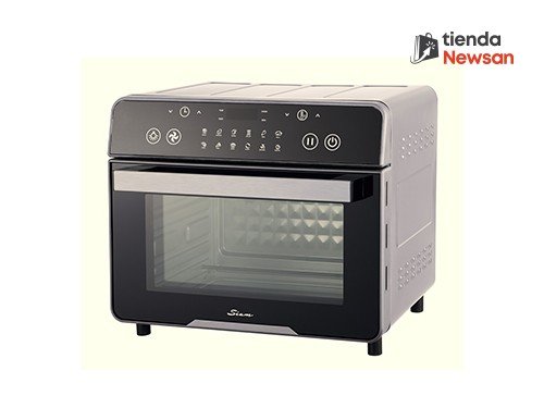 Horno Grill Y Freidora De Aire Siam 17Lt Plata