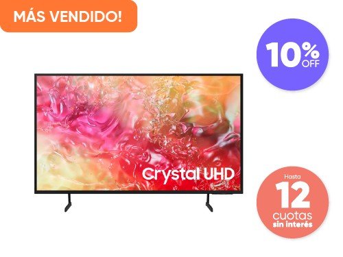 Smart TV Samsung Crystal UHD 4K 50″ Tizen OS – DU7000