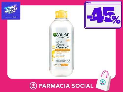 Garnier Agua Micelar Con Vitamina C X 400ml