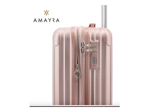 Valija Carry On 20" Reforzada ABS Gold Amayra