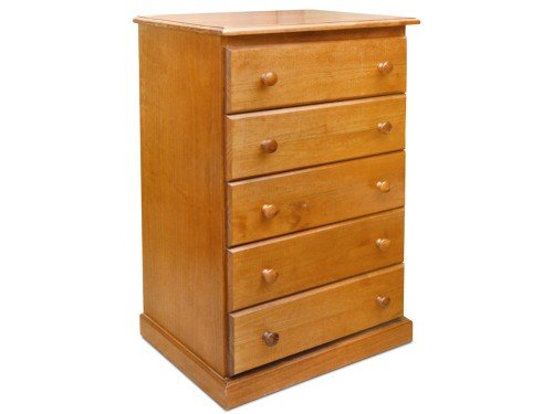 Chiffonier para dormitorio con 5 Cajones Madera Espácity