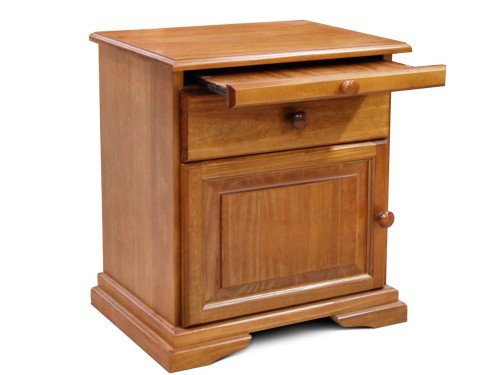 Mesa de Luz Tradición Madera con Desayunador Espácity