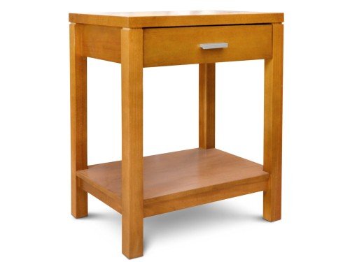 Mesa de Luz con cajón Euro Madera Espácity