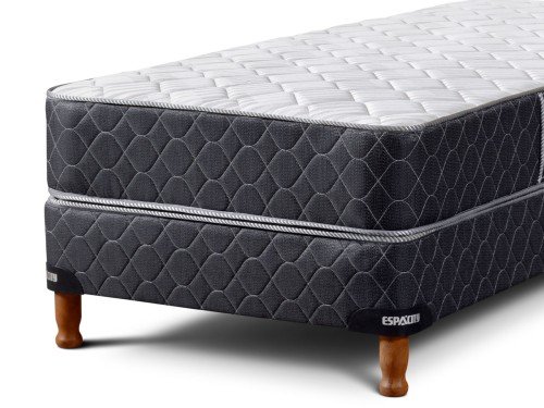 Conjunto Sommier Resortes Design 80 x 190 x 22 Espácity