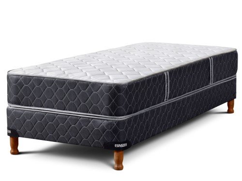 Conjunto Sommier Resortes Design 80 x 190 x 22 Espácity