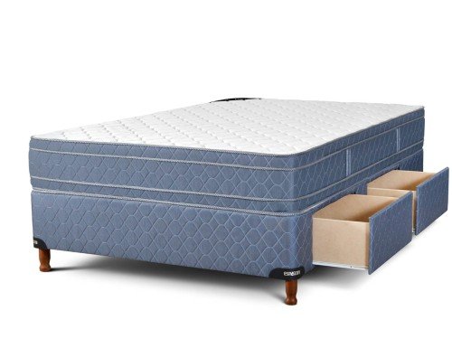 Conjunto Sommier Resportes con cajones Intense 140 x 190 x 26