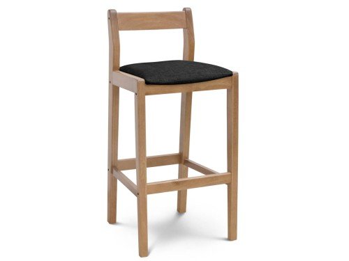 Banqueta Alta Madera Docta Tapizado Aspen Espácity