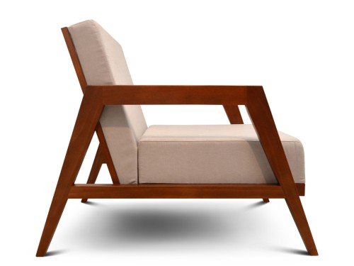 Sillón 2 Cuerpos Oslo Madera Tapizado Sunny Espácity