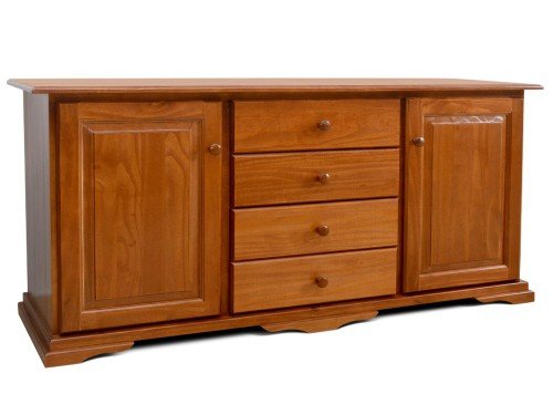 Vajillero con puertas de madera y cajones Espácity