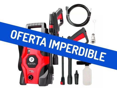 Hidrolavadora Pektra Alta Presión 1200W 105 Bar Autostop