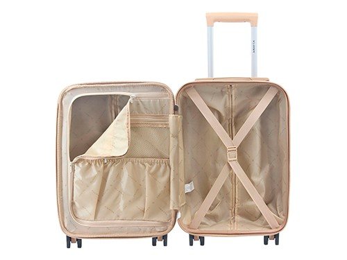 Valija Carry On 20" Reforzada ABS Rose Amayra
