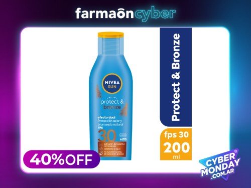 NIVEA - Sun Protect & Bronze FPS30. Bronceador y Protect Solar 200ml
