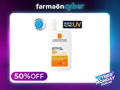 LA ROCHE POSAY - Anthelios UVmune 400 Fluido. Rostro 50+ 50ml.