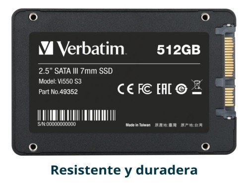DISCO SSD 512GB VERBATIM Vi550 2.5 S3