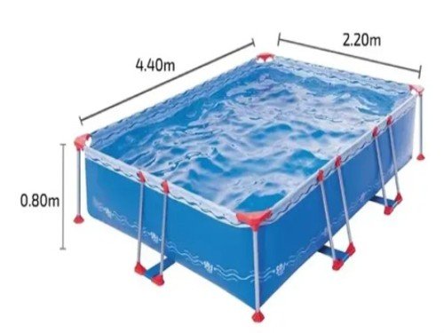 PILETA SOL DE VERANO 450 FUN 4.40x2.20x80 7800LT