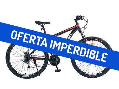 Bicicleta MTB Q5 Overtech R29 21 Velocidades con Shimano Rojo claro M