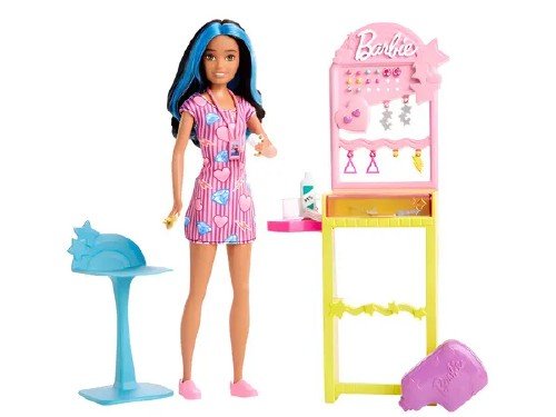 Barbie Primer Trabajo Perforadora De Orejas