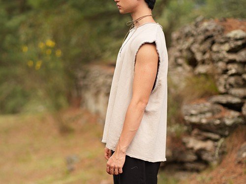 Sudadera de rústico color beige acid