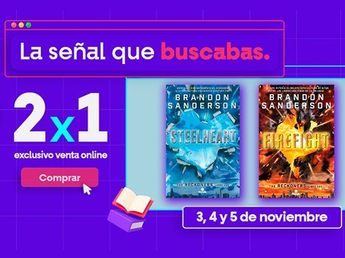 PACK 2x1 Brandon Sanderson RECKONERS - STEELHEART / FIREFIGHT