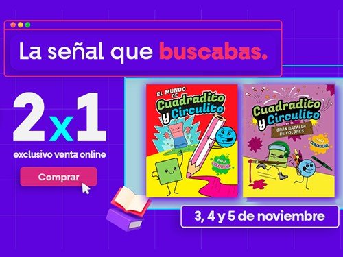 PACK 2x1 EL MUNDO DE CUADRADITO Y CIRCULITO / EN LA GRAN BATALLA