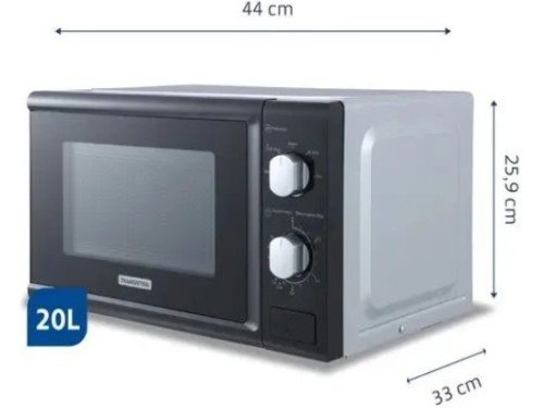 HORNO TRAMONTINA PIH049515 MECANICO 20Lts. NEGRO