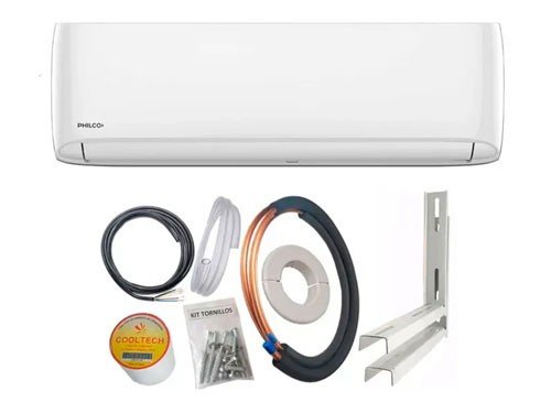 COMBO: Aire Split Philco 3400W Frío/Calor + Kit con Ménsulas