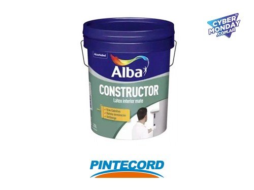 Látex Interior Blanco 20lts Blanco Alba Constructor