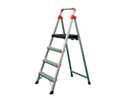 ESCALERA ALUMINIO TIJERA 4 ESCALONES