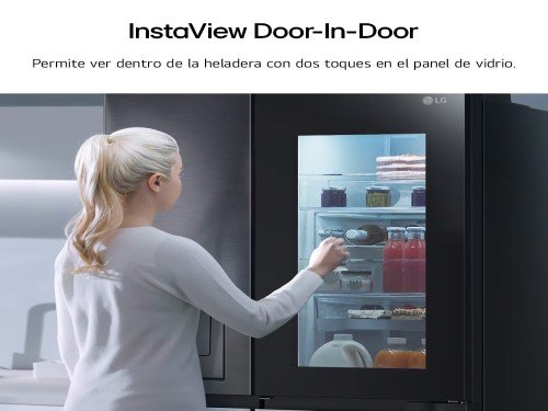 Heladera LG Side by Side│718L│InstaView™│Craft Ice™
