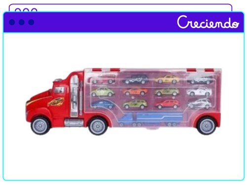 Camión Valija Mega Baby 12 Autitos Infantil Colección Metal