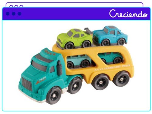 Camion Transportador Mega Baby Bioplast Vehiculos