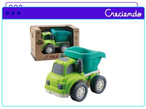 Camion Volcador Mega Baby Coleccion Truck Bioplastic