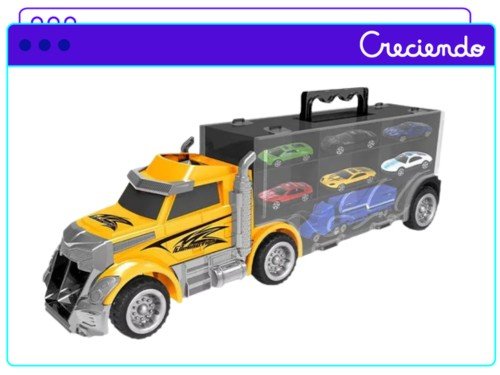 Camión Transporte Mega Baby Coche Infantil Con Autitos