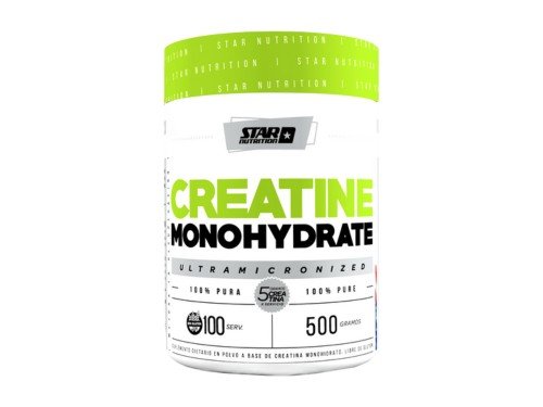 Creatina Monohidrato en pote x 500gr Star Nutrition
