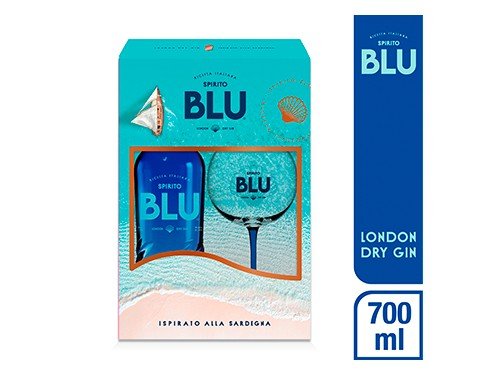 Giftpack Gin Spirito Blu + Copón