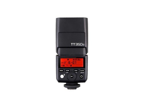 Flash de zapata godox TT350s Canon N°guia 36 2 pilas AA compacto
