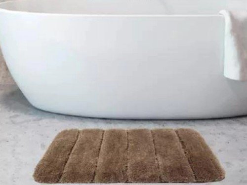 Alfombra Para Baño Habitacion C/base Antideslizante 60x40