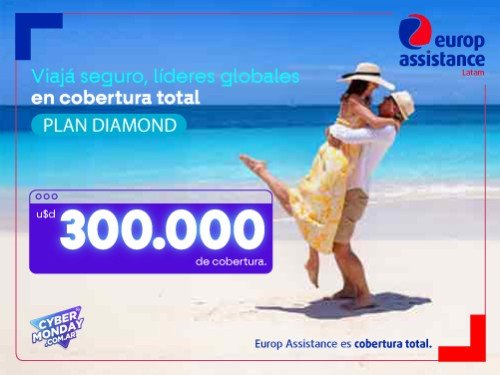 Asistencia al viajero multiviajes anual USD300.000 de cobertura