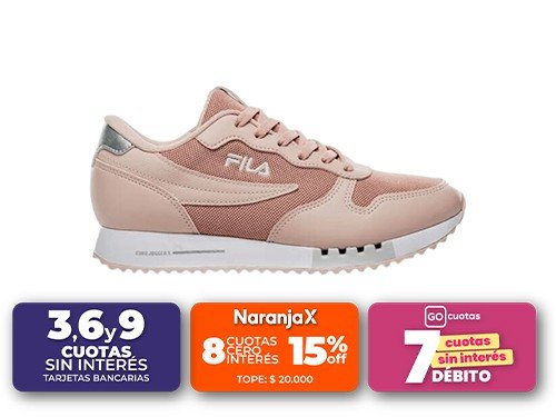 Zapatillas Moda Fila Jogger Rs Mujer