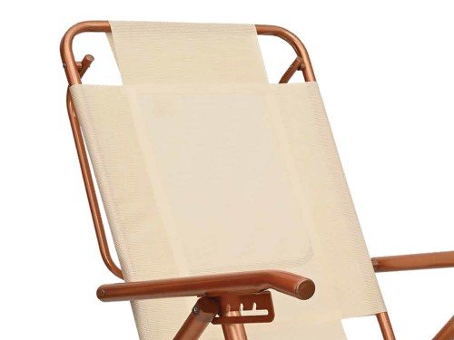 Reposera Playera Plegable 5 Posiciones Aluminio Espácity