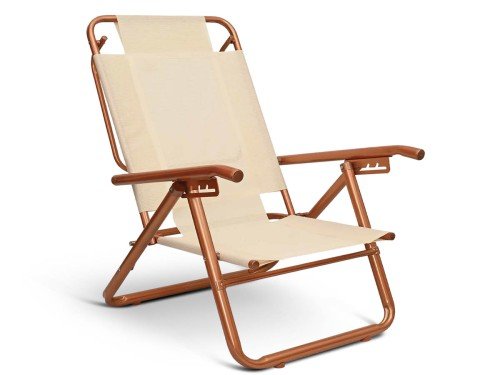 Reposera Playera Plegable 5 Posiciones Aluminio Espácity