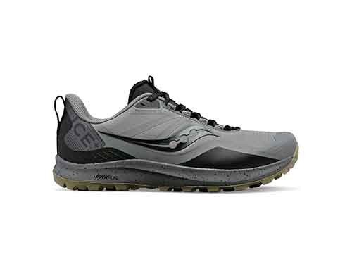 ZAPATILLA HOMBRE SAUCONY PEREGRINE ICE+ 3 GRAVEL/BLACK