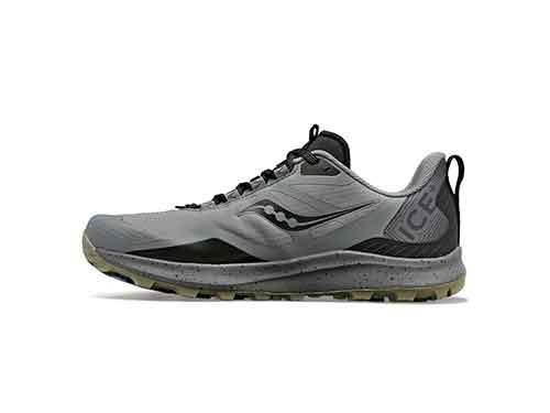 ZAPATILLA HOMBRE SAUCONY PEREGRINE ICE+ 3 GRAVEL/BLACK