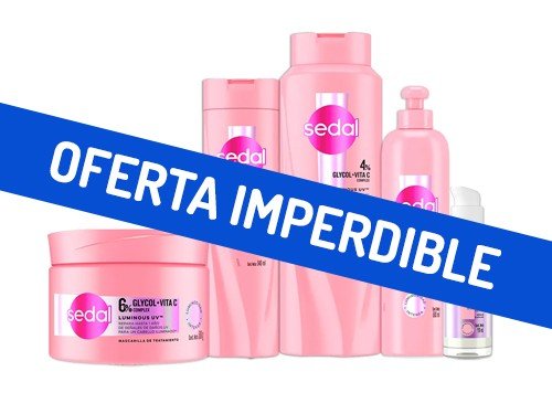 Combo Sedal Luminous UV Rutina Pelo Radiante