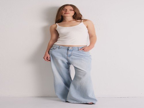 JEAN BATUK LEPUS WIDE LEG