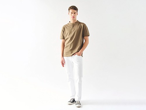 20% OFF + 3 Cuotas sin Interés | Remera Henley Liquid Pique M/C